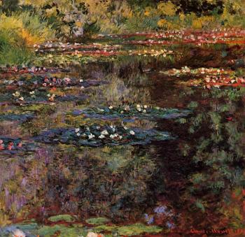 Claude Oscar Monet : Water Lilies XXI